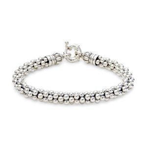 Lagos sterling silver popcorn chain bracelet